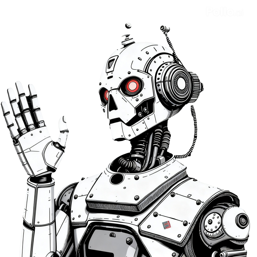 Slika robota koji mase prema publici